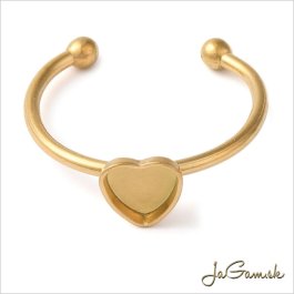 Základ na prsteň s lôžkom CHIRURGICKÁ OCEĽ 6x6mm, 1ks (CH1774g)